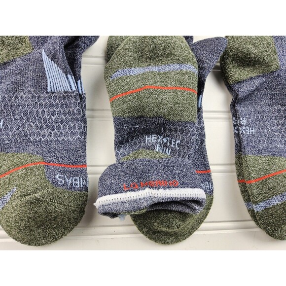 Bombas Merino Wool Hex Tec Run Athletic Ankle Socks Lot Of 3 Pairs Size L - Picture 3 of 4